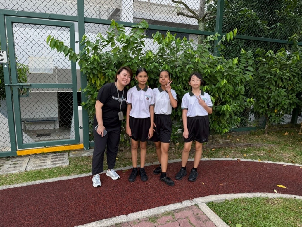 Students taking a walk down memory lane during the Graduation Run